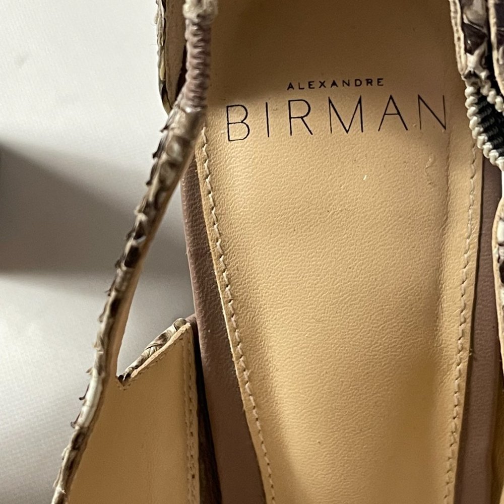 Alexandre Birman Python Leather Sandals. Size 5 - image 7